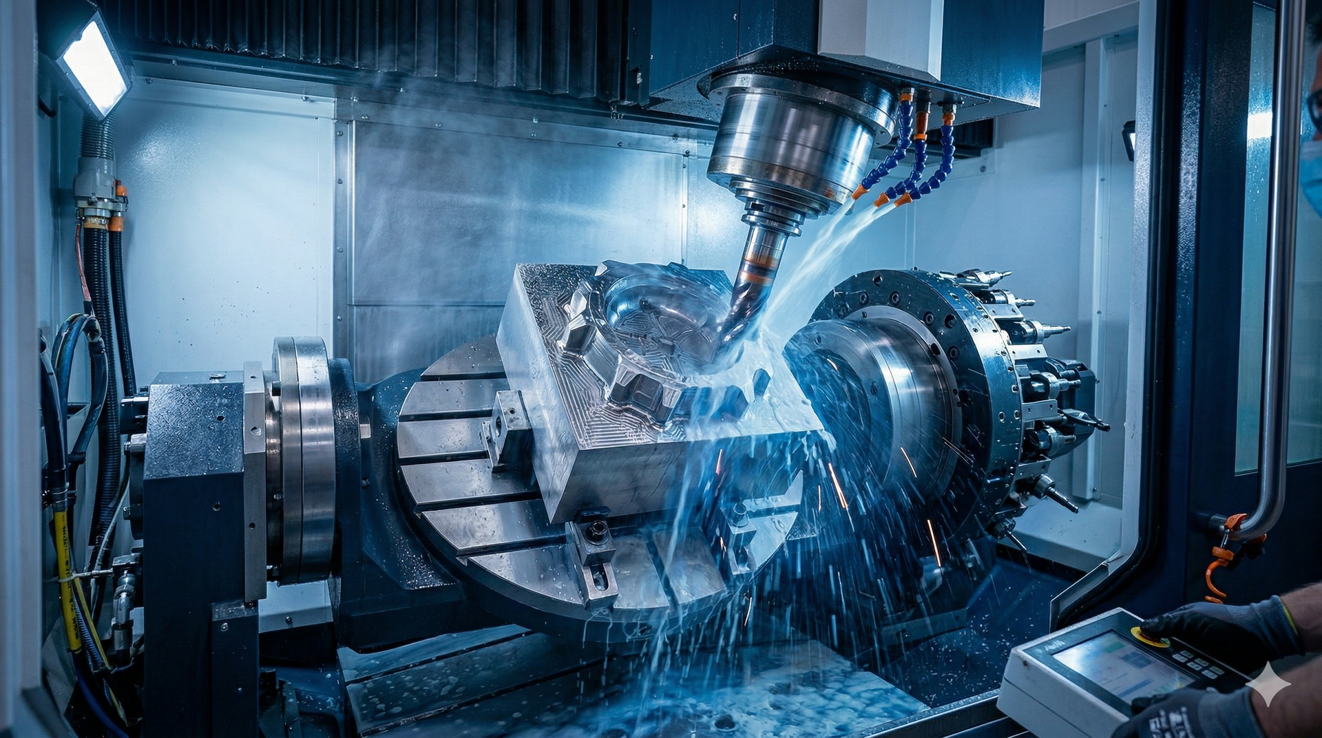CNC milling precision machining at Metalogic Industries