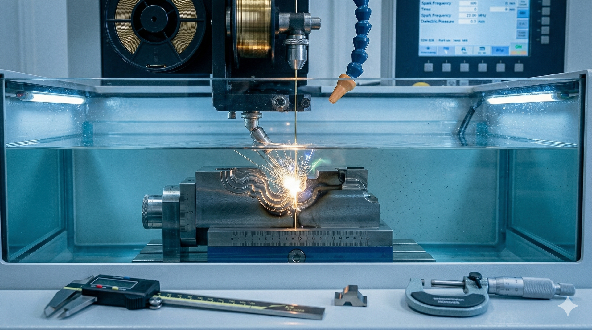 Wire and sinker EDM services at Metalogic Industries