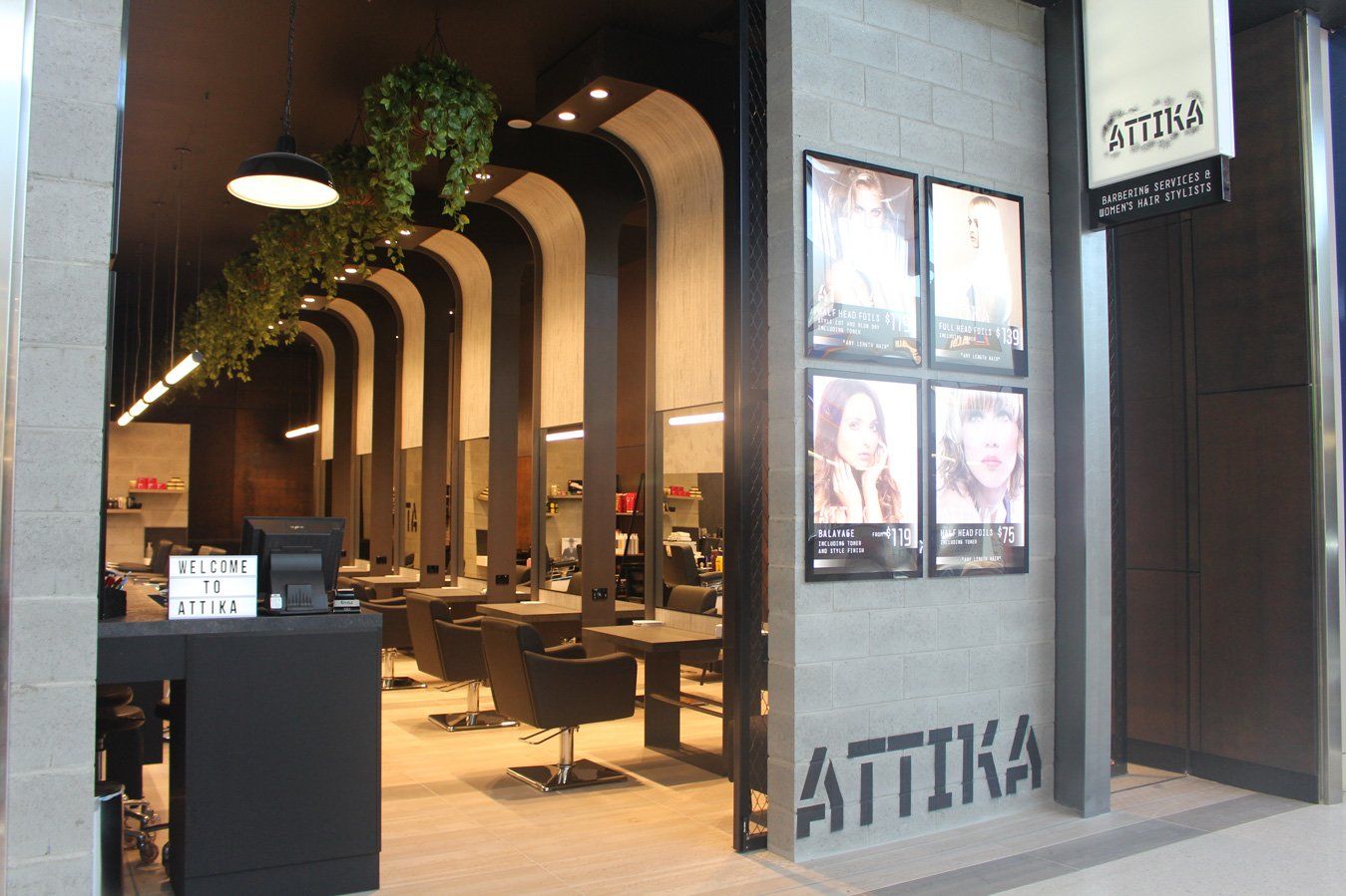 modern hairdressing salon helensvale