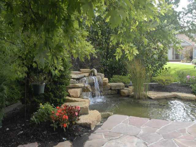 Beautiful Patio Water Fountain — Cincinnati, OH — Western Hills Builders Supply Co.