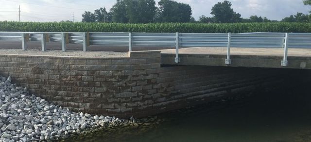 Retaining Wall Under The Bridge — Cincinnati, OH — Western Hills Builders Supply Co.