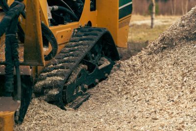 stump grinder with mulch