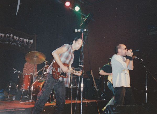 Driving While Freaky on stage