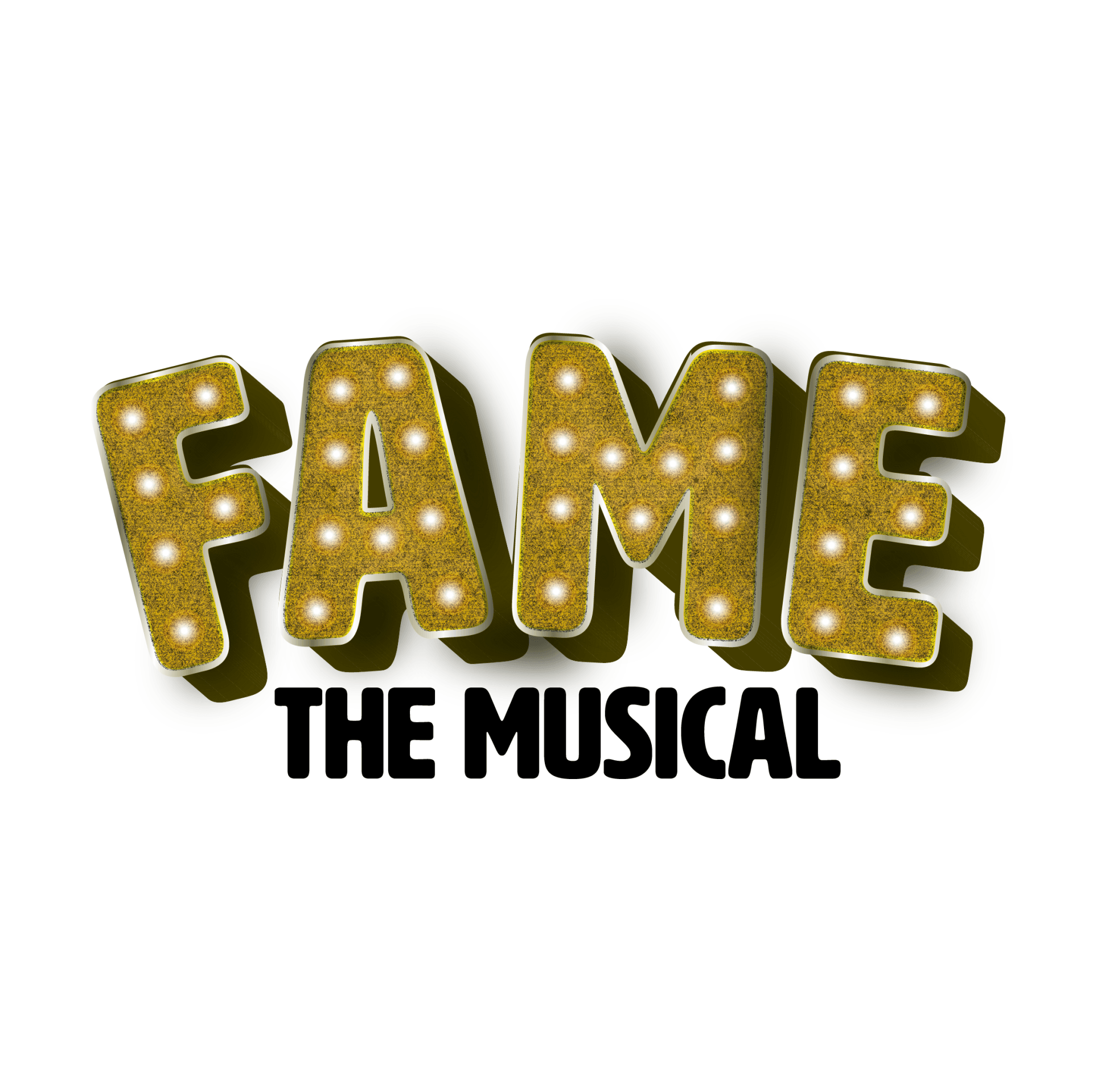 Fame the musical logo design
