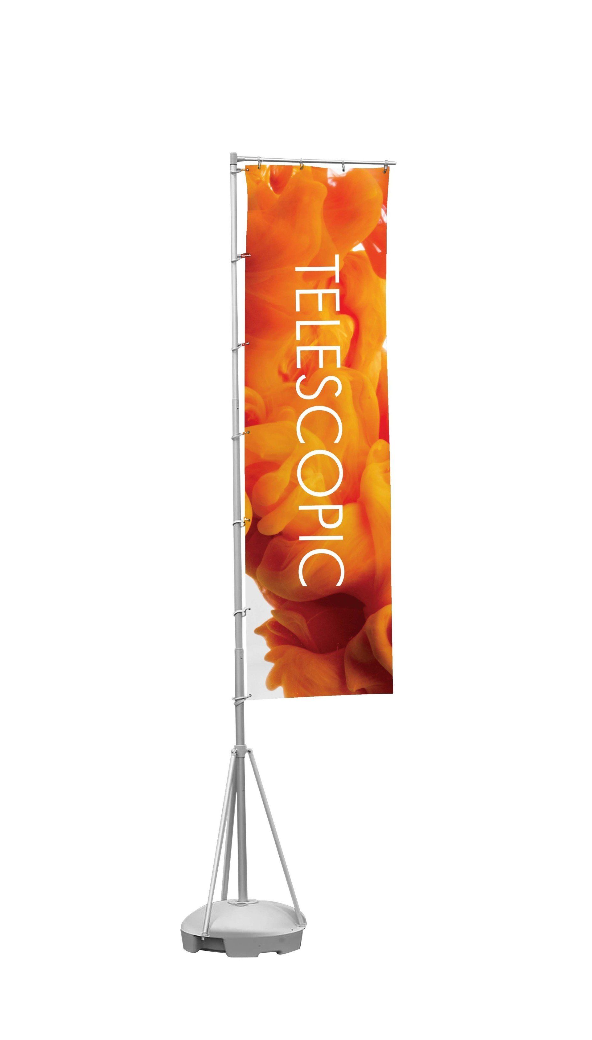 telescopic flag