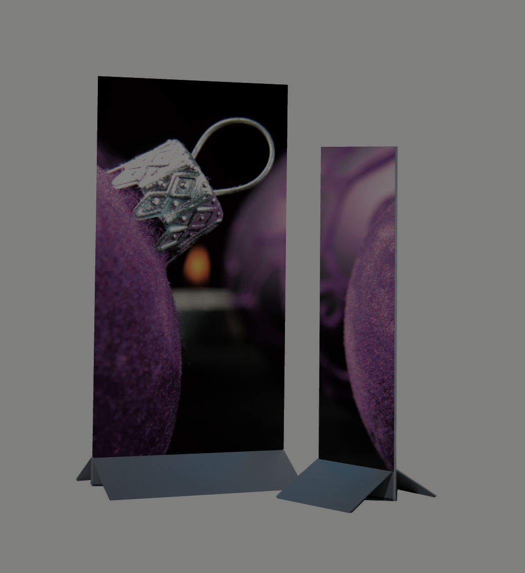 RIGID DISPLAY STANDS