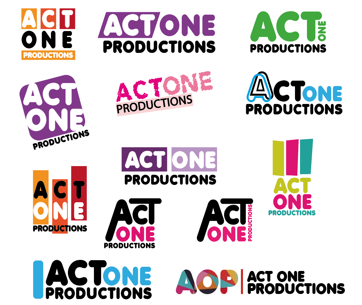 act one logo design ideas
