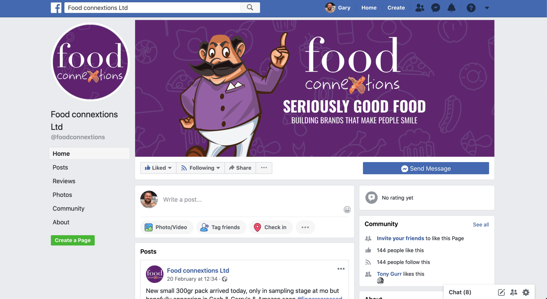 facebook page design