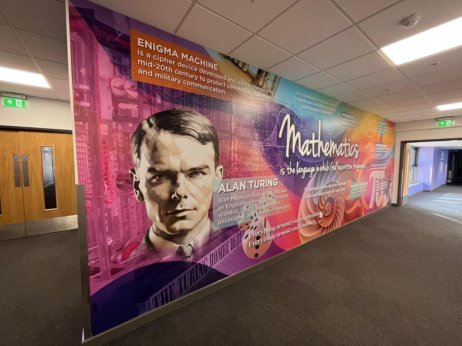 Curriculum wall graphics