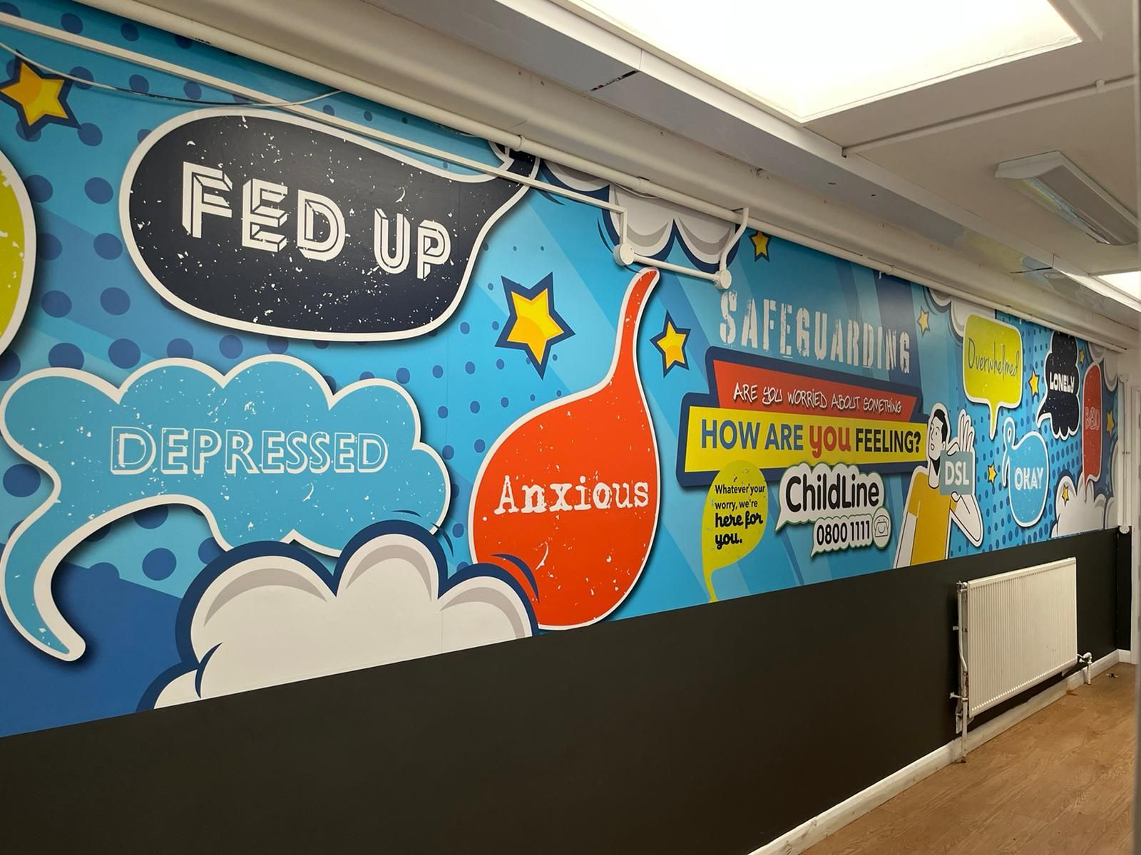Bespoke Wall Art Graphics for Schools | Cubed Creative