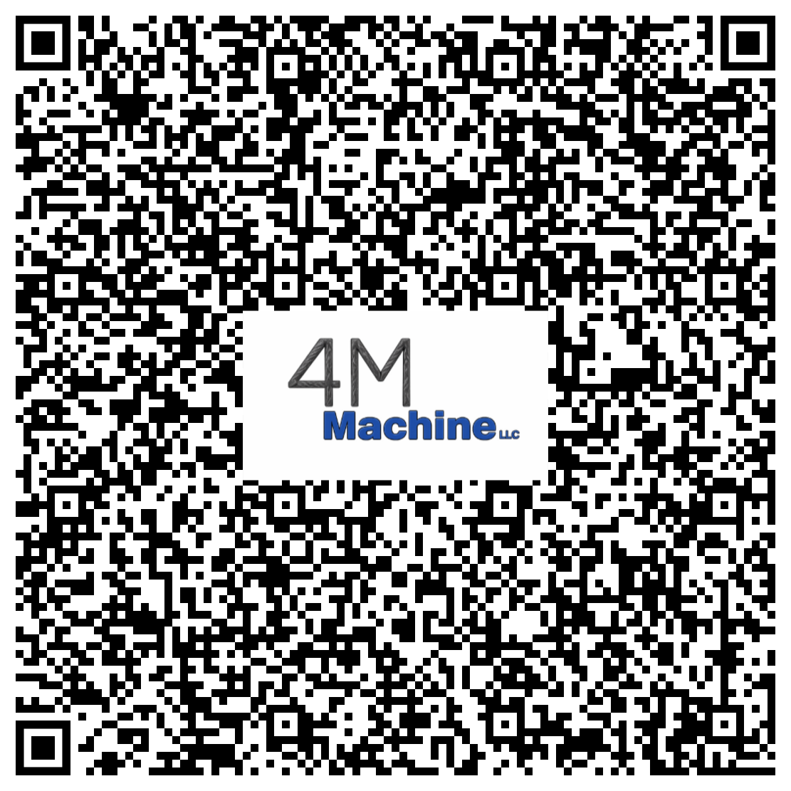 QR code with the 4M Machine logo.