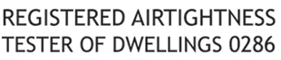 Registered Airtightness Tester of Dwellings 0286