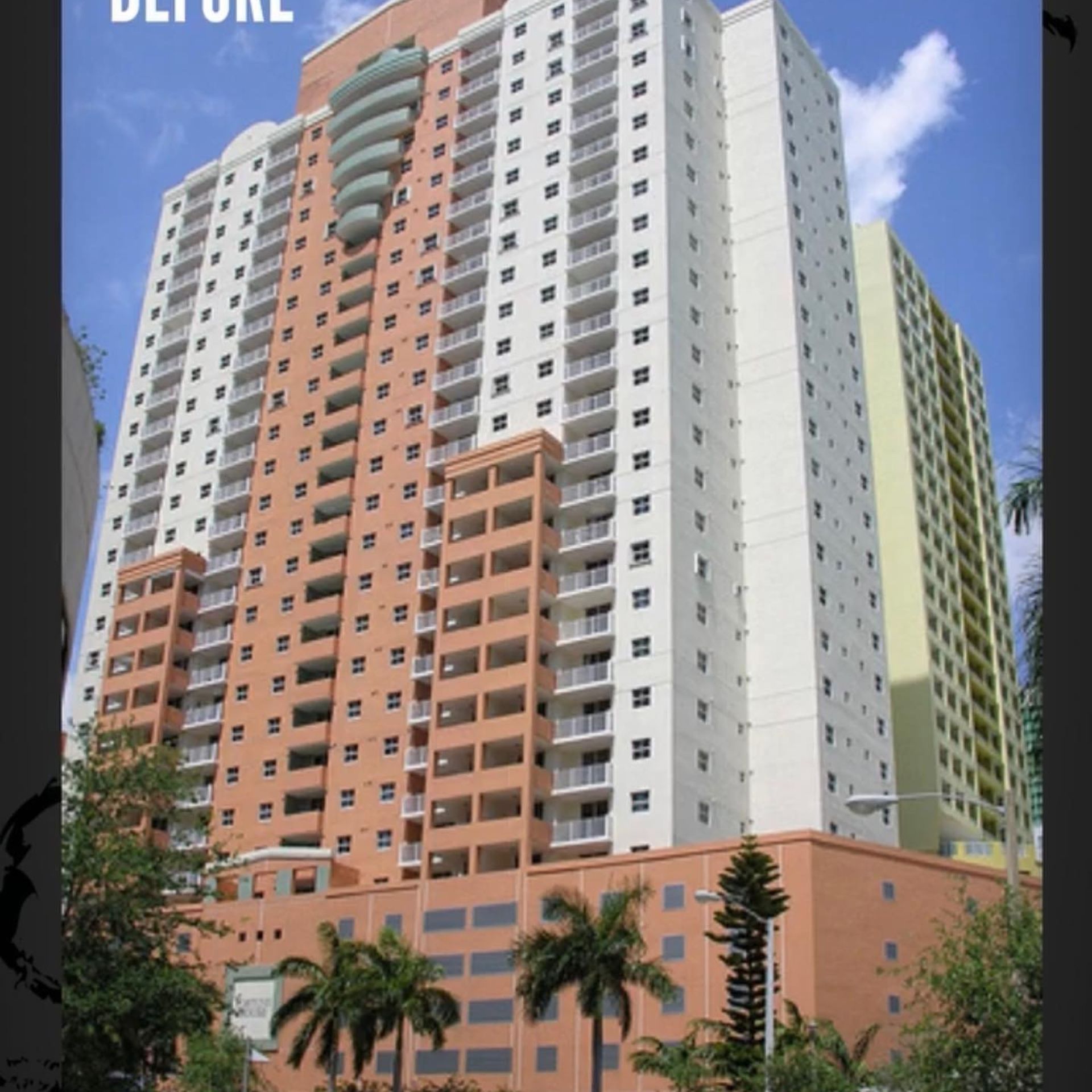 WCL ConstructionPaint Carpentry Inc - A picture of a tall building with the words before below it