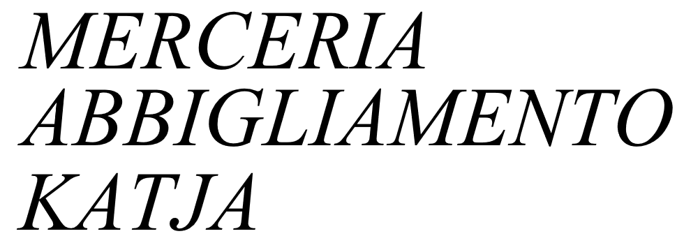 MERCERIA ABBIGLIAMENTO KATJA logo
