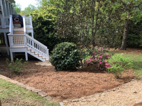 Photo Of House With Stairs And Plants — Macon, GA — Montgomery Inc. Tree Service