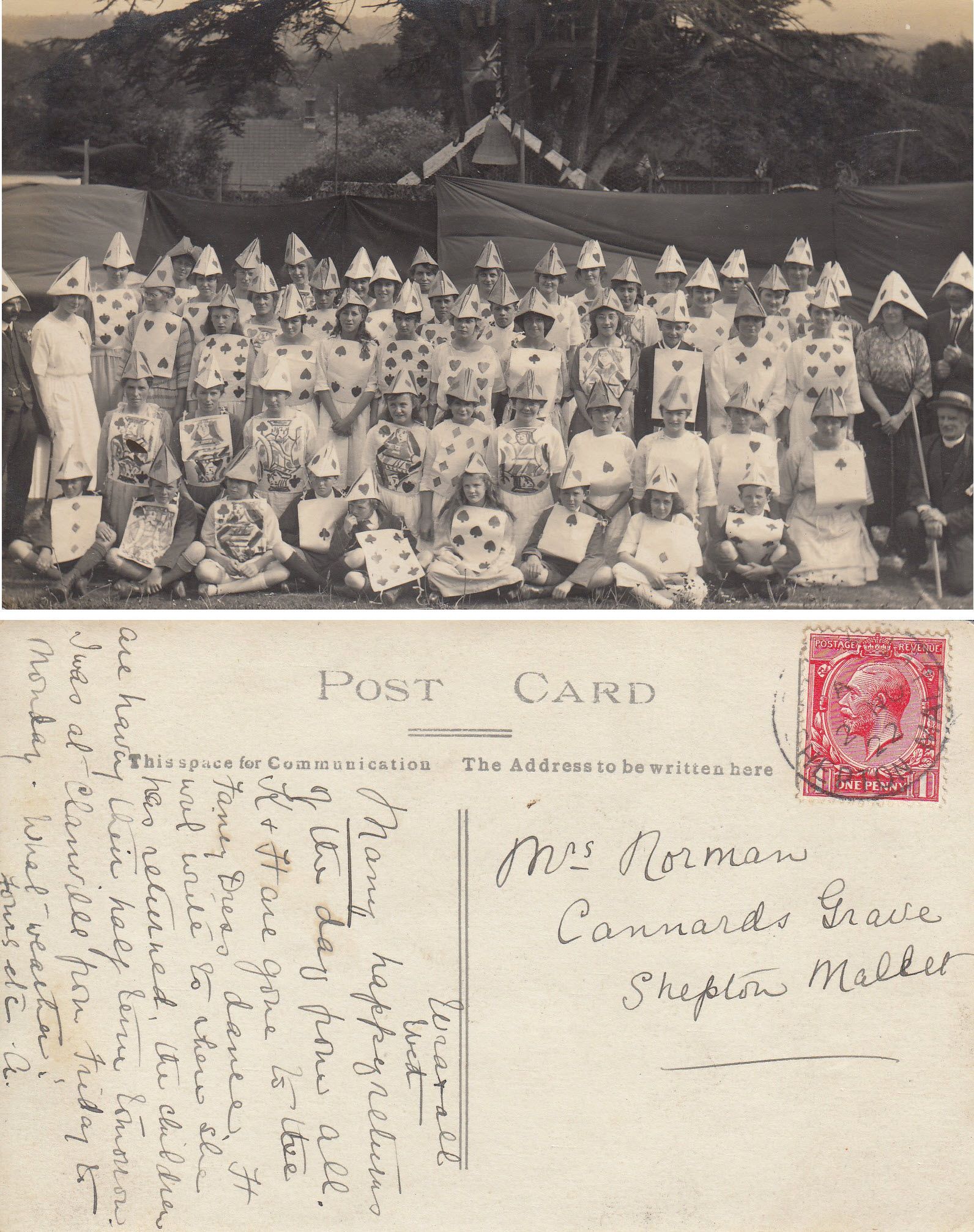 Living Whist Ditcheat Bell Fete 1922