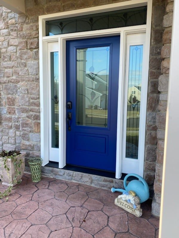 Blue Door — Carlisle, PA — Better View Windows Doors & Patio Rooms