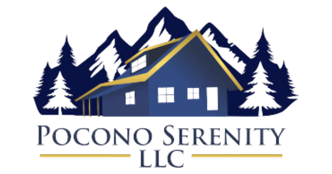 A logo for a company called pocono serenity llc