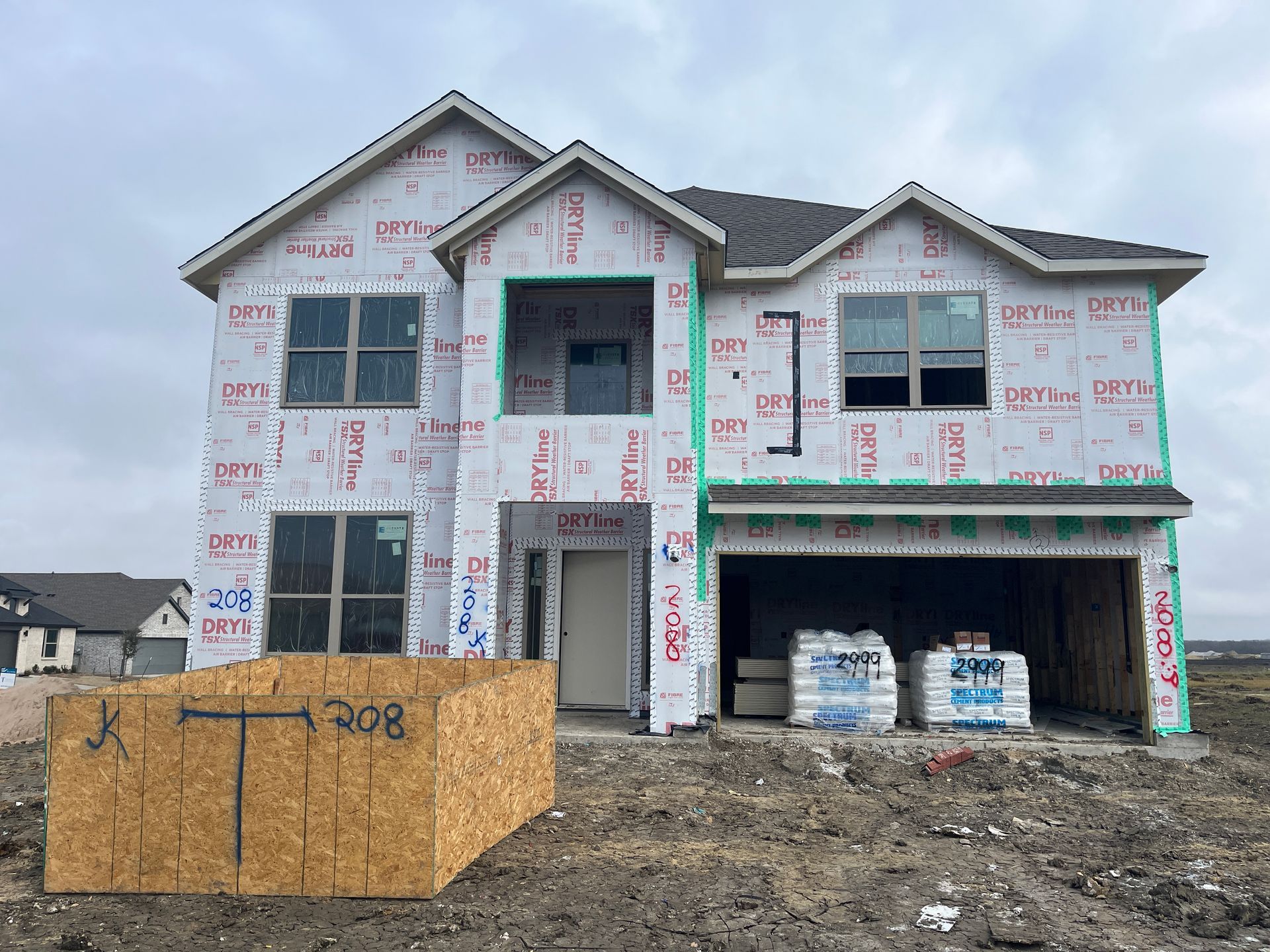 2-Story Home with Exposed Siding