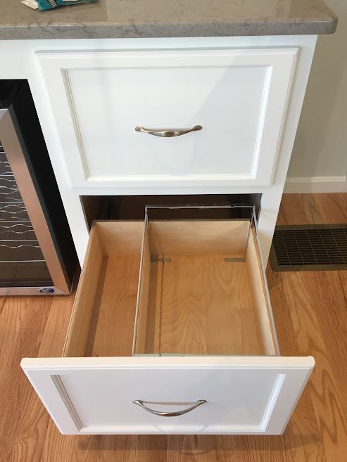 white shelf for a tv