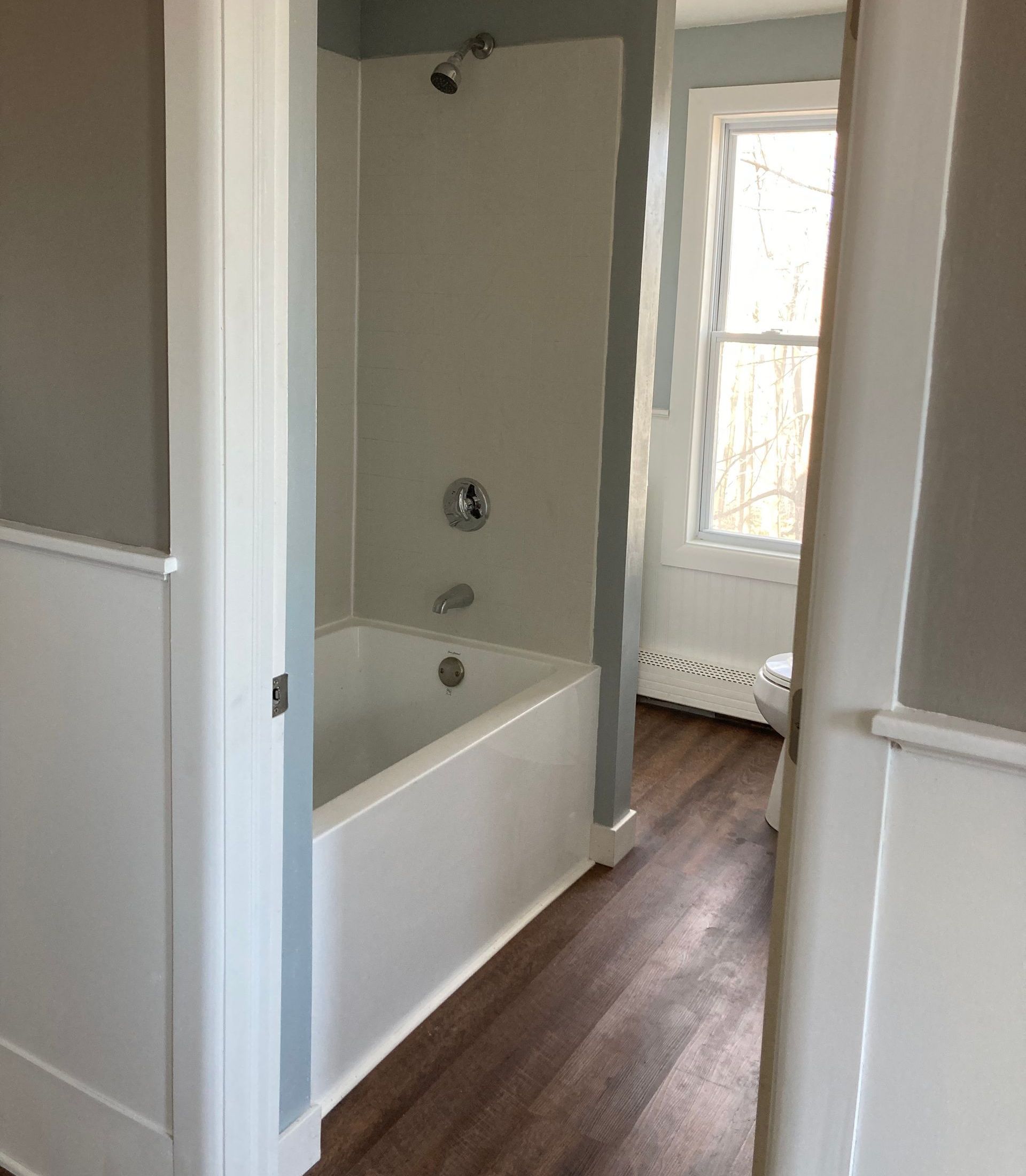 bath tub under construction