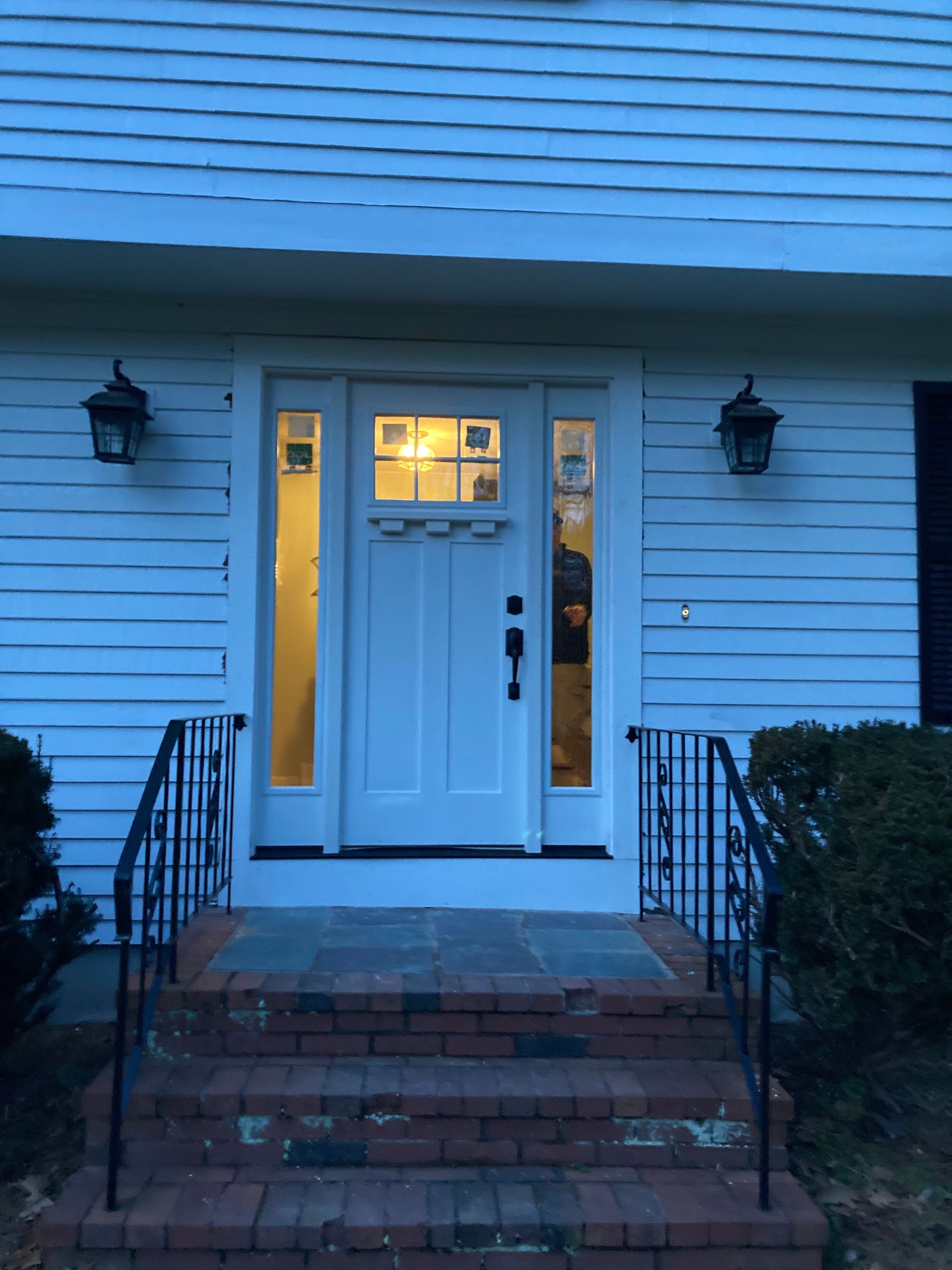 photo from a door from the outside