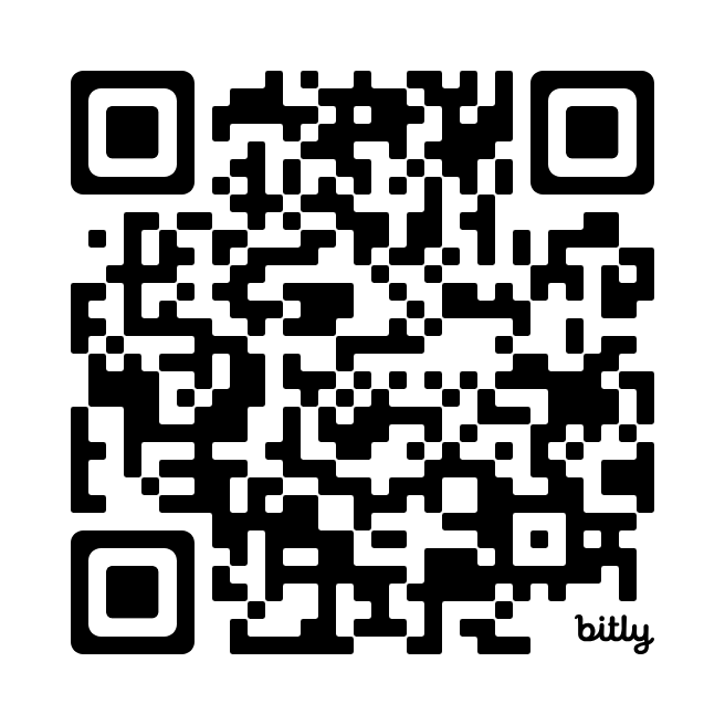 QR code with a Bitly logo.