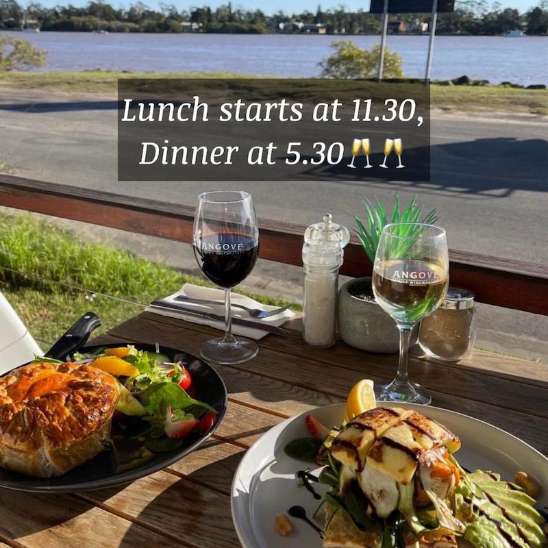 Wine Besides Bread and Veggies — The Point Cafe Restaurant in Port Macquarie, NSW