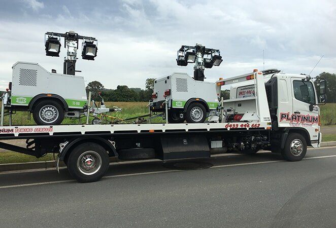 Spotlight On Tilt Towing Truck — Tilt Tray Towing in Jimboomba, QLD