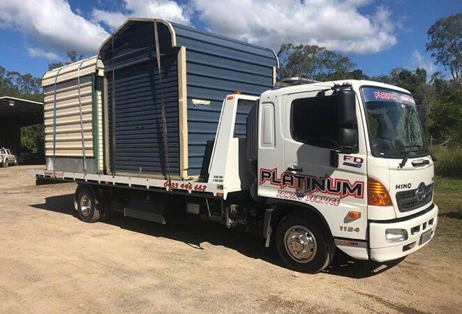 Sheds — Tilt Tray Towing in Jimboomba, QLD