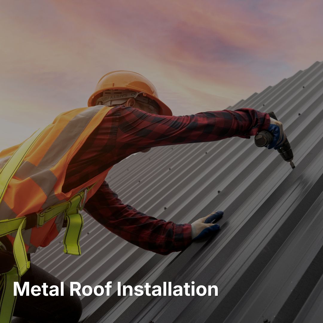 Metal roof new install