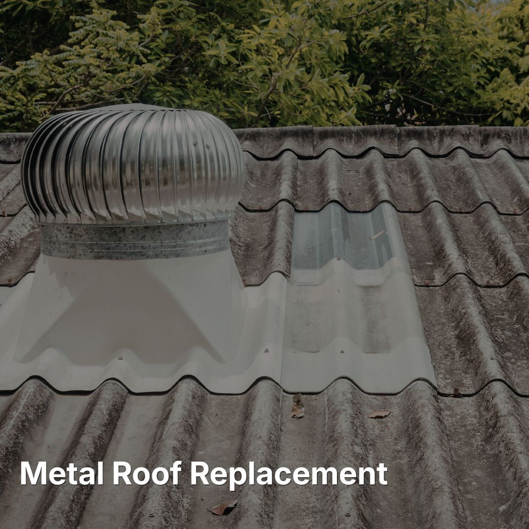 Metal roofing needs replaced