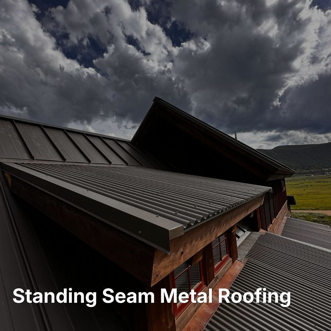 Metal roofing standing seam