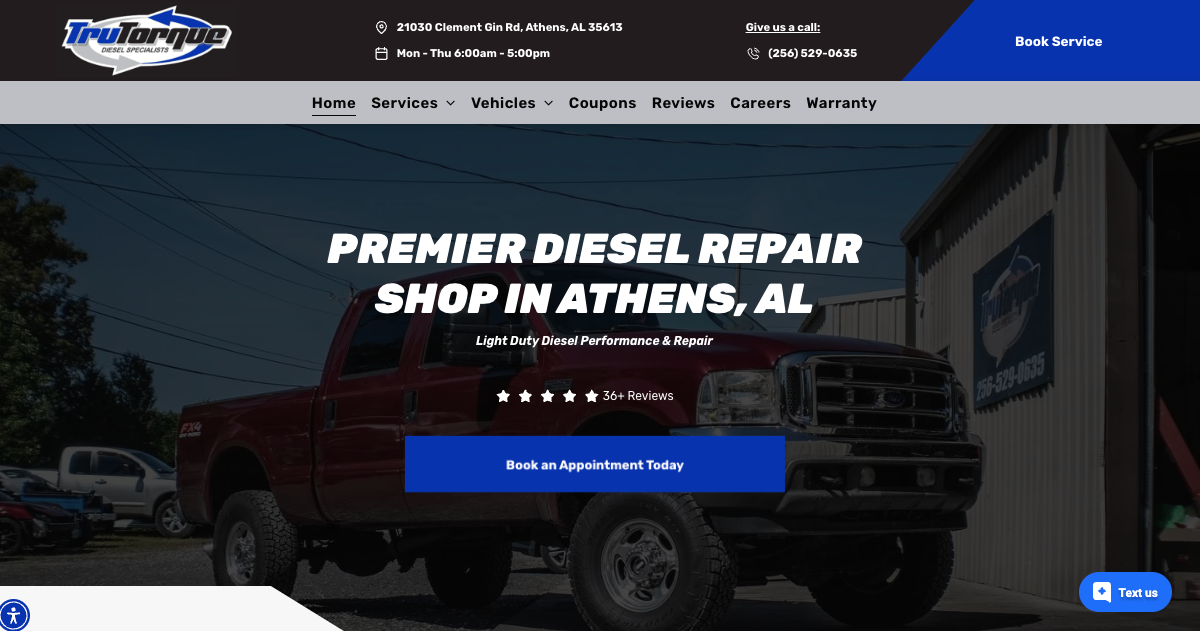 Auto Reviews in Athens TruTorque Diesel Specialists
