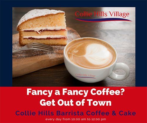 Collie Hills Barista Coffee and cake