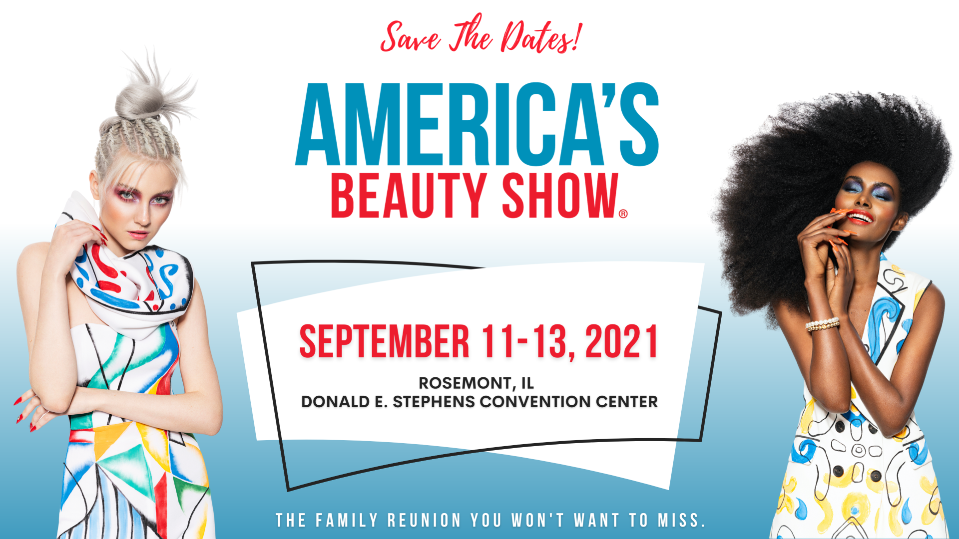 A poster for america 's beauty show on september 11 13 2021