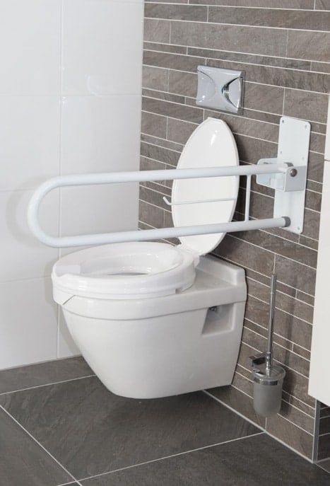 Drop Down Rail in bathroom