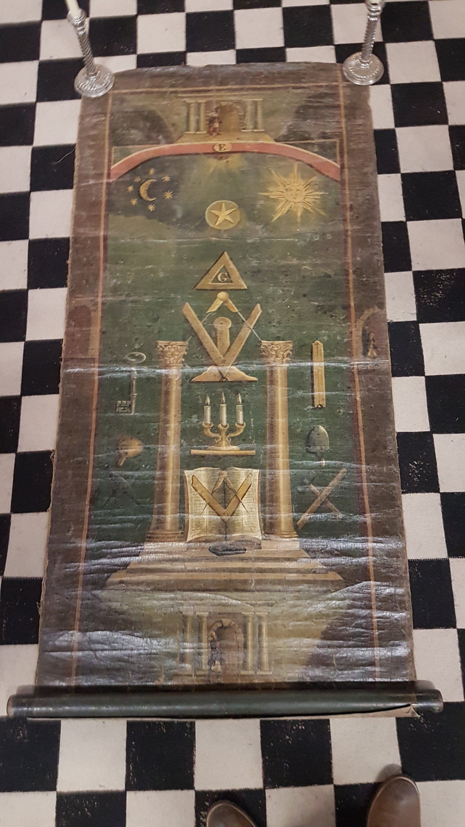 Old Tracing board Scroll