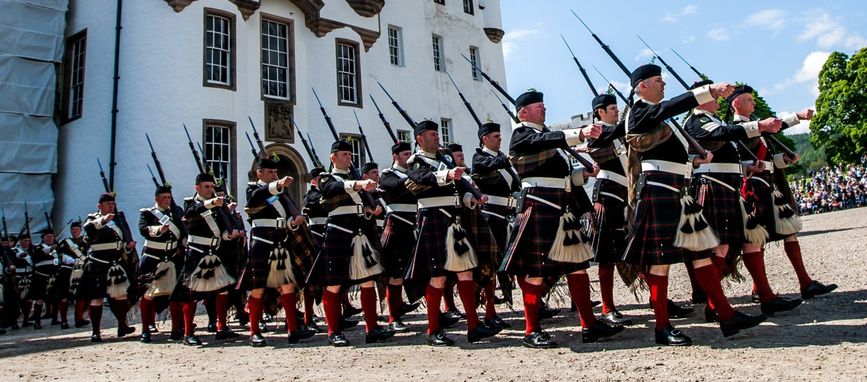The Atholl Highlanders on Parade