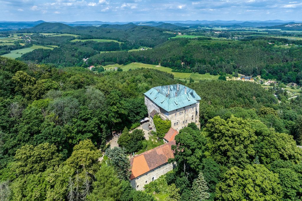 Houska Castle, Czech Republic considered to be opening to Hell's Gate