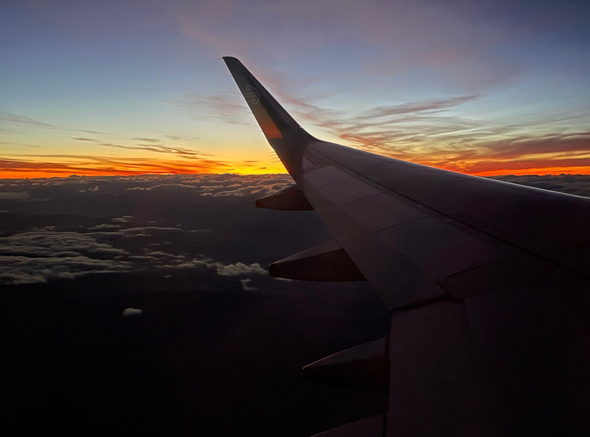 Airplane view of sunrise, symbolizing a new chapter and the perfect time to book travel.
