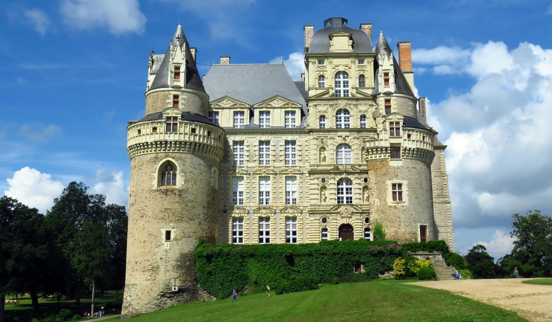 Château de Brissac, Loire Valley, France. The green lady's domain.