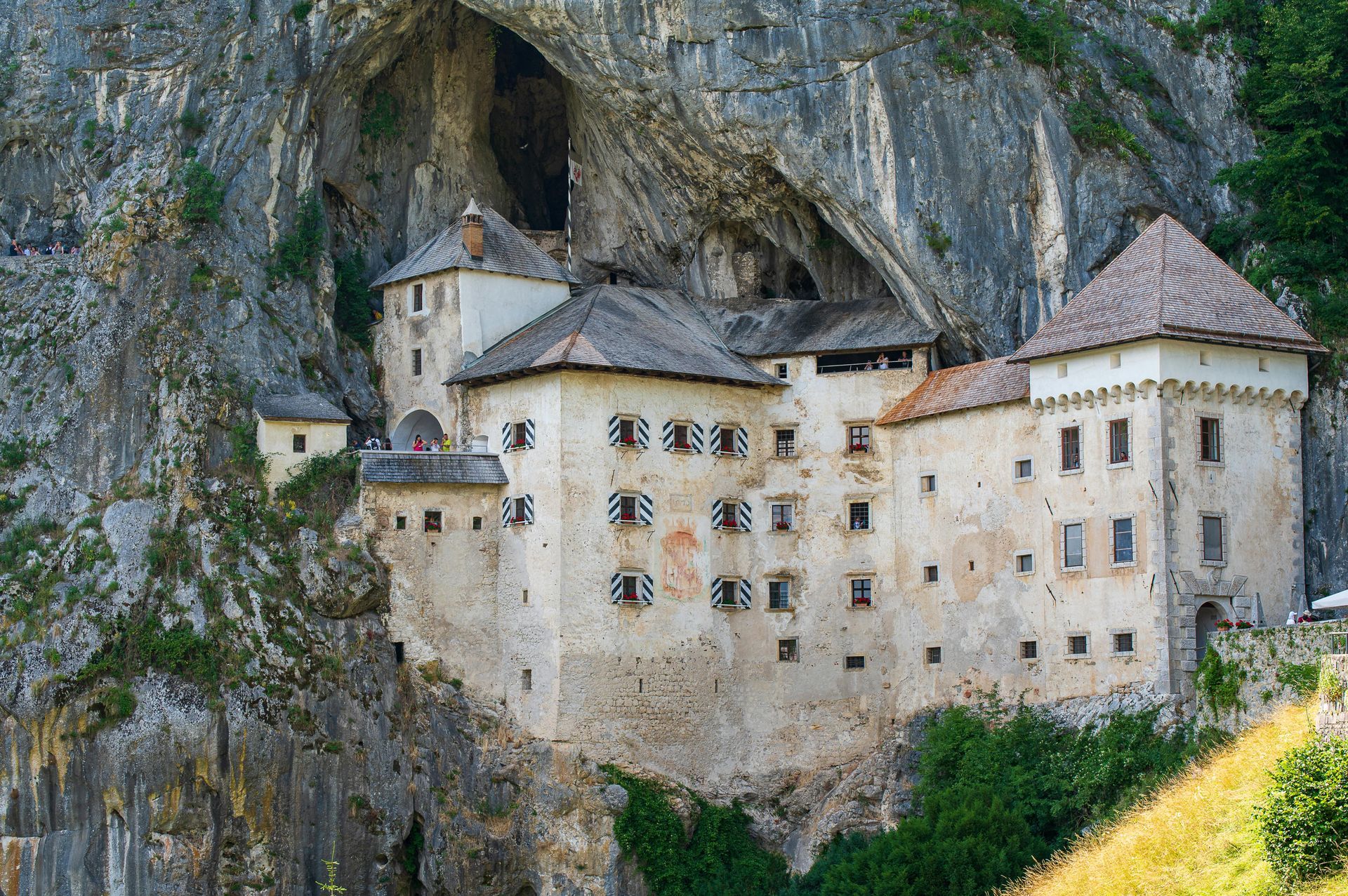 Predjama Castle, Slovenia also known as the Cliffside Fortress