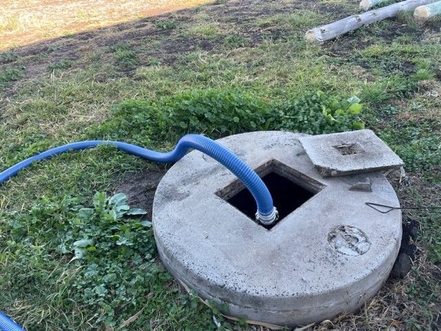 Septic Tank with Hose — Professional Septic Tank Cleaning in the Toowoomba Region, QLD