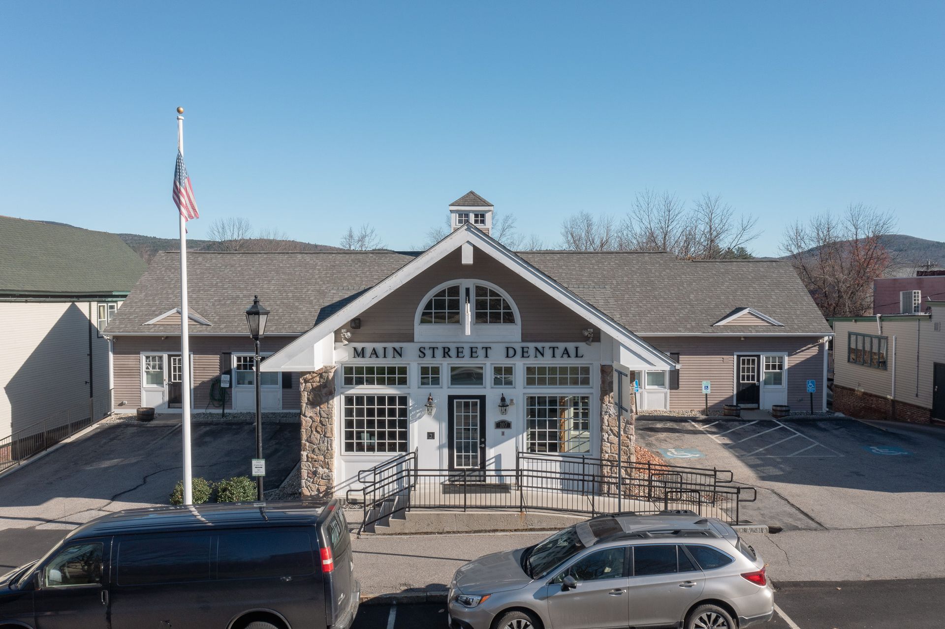 Heartland Dental building operating as Main Street Dental in Plymouth New Hampshire.