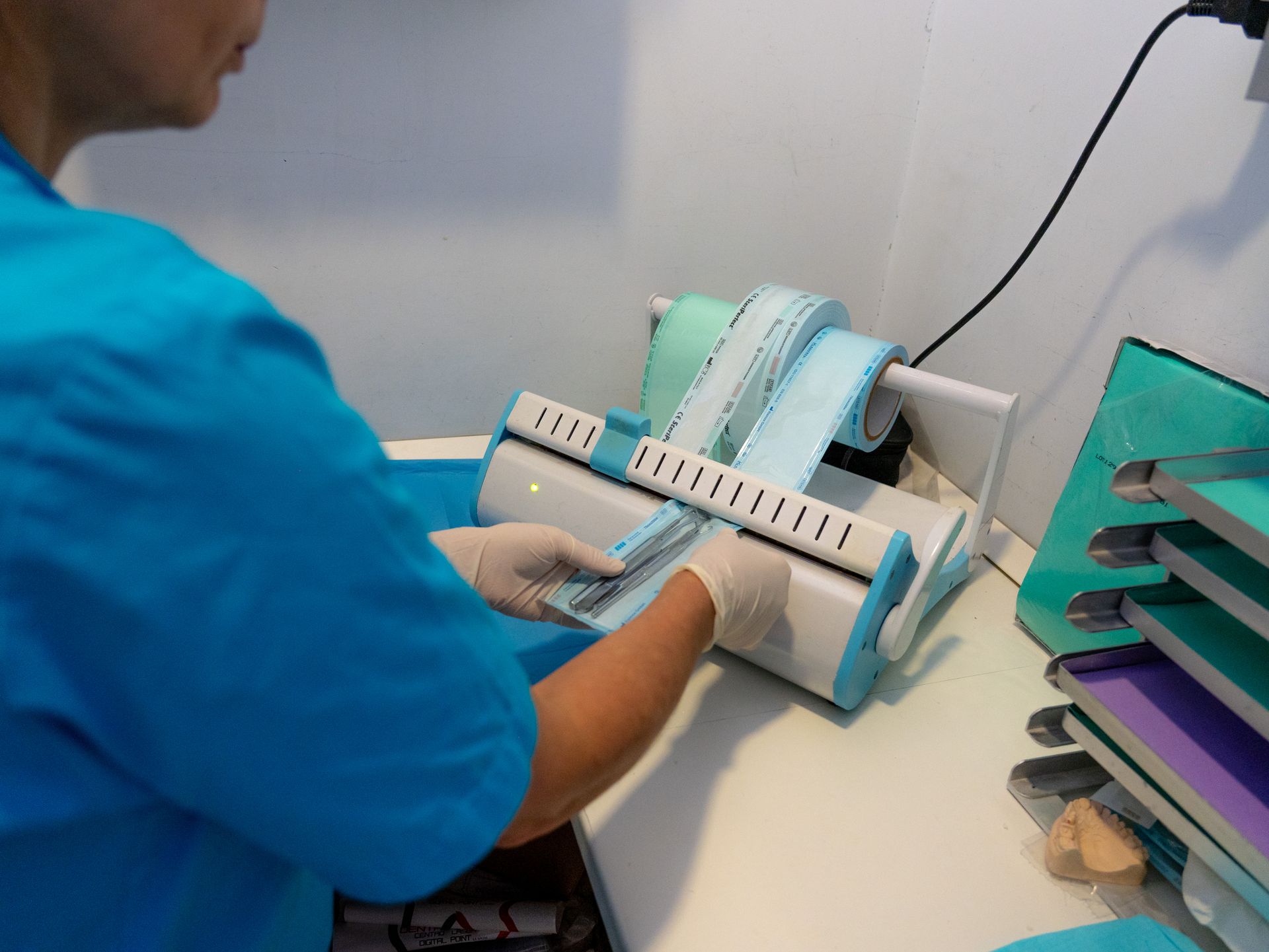 particolare zona sterilizzazione