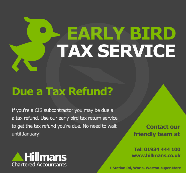 Hillmans Accountants Early Bird Tax Return Service