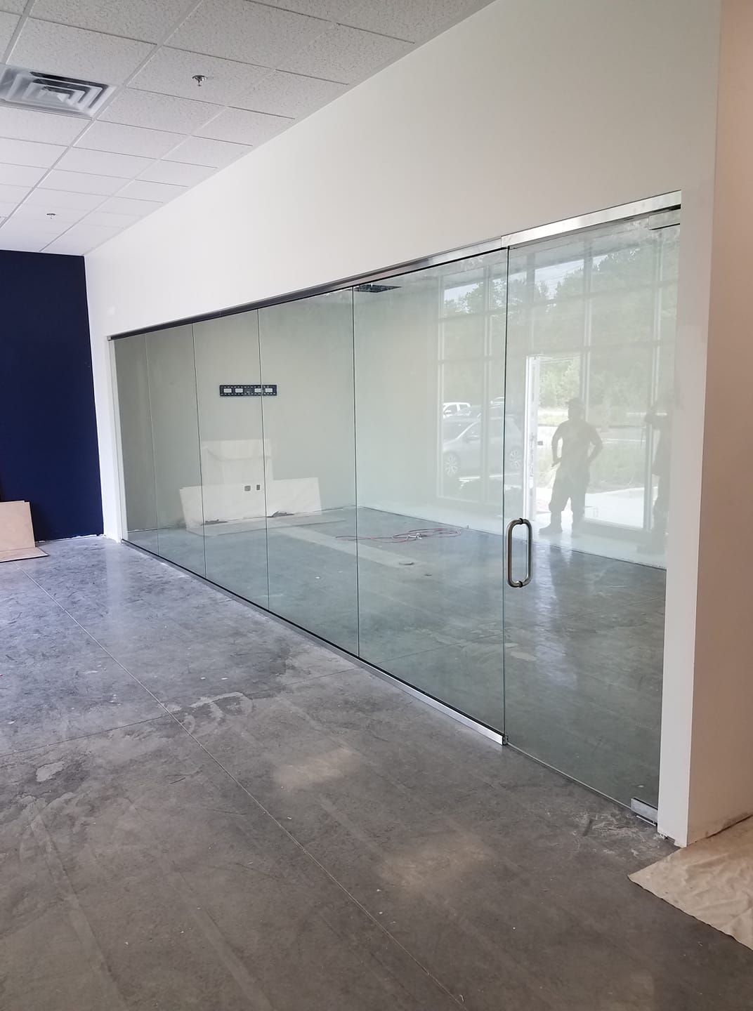 Store Front Glass Door and Wall - Summerville, SC - A Morgan Glass
