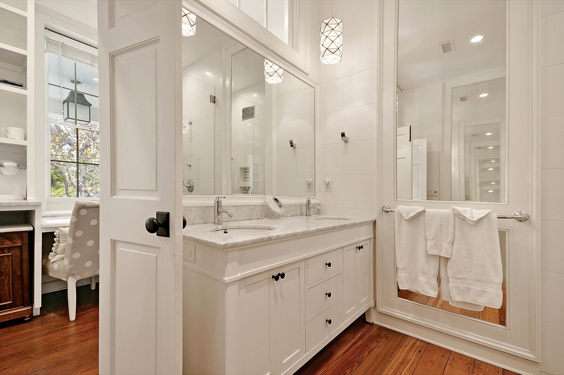 Beveled Mirror on the Bathroom - Summerville, SC - A Morgan Glass