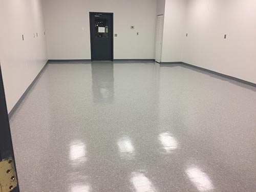 wax floor — commercial cleaning in Sharpsville, PA